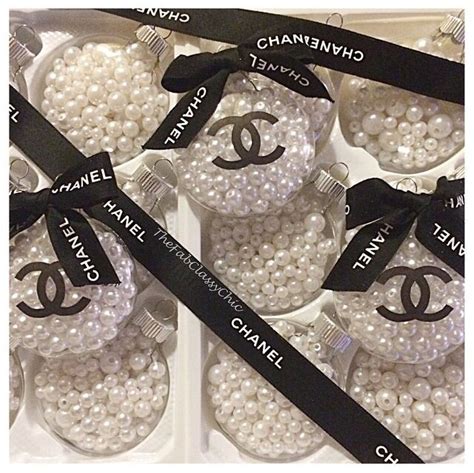 chanel christmas baubles